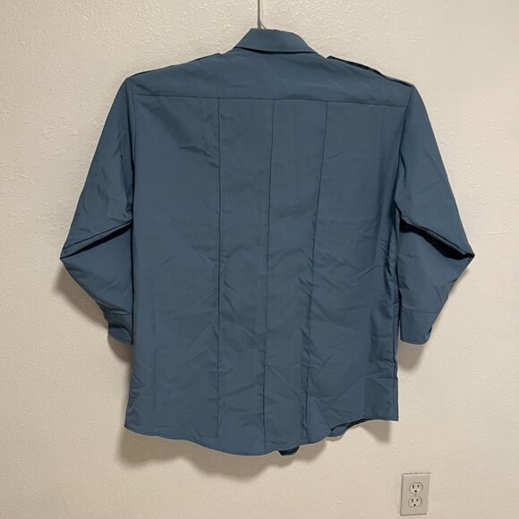 Elbeco Dutymaxx Shirt *NWT Long Sleeve Button Up Shirt Blue Men's size 18-33 - Picture 8 of 8